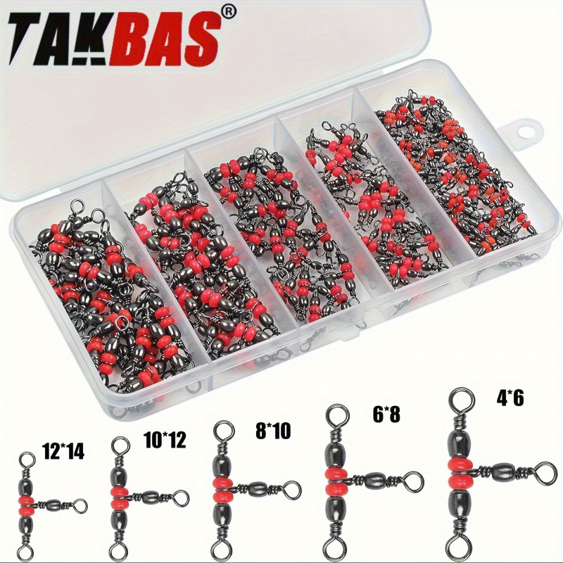 Fishing Rod Building Kit - Fishing 3- Way Swivels, Packaged in