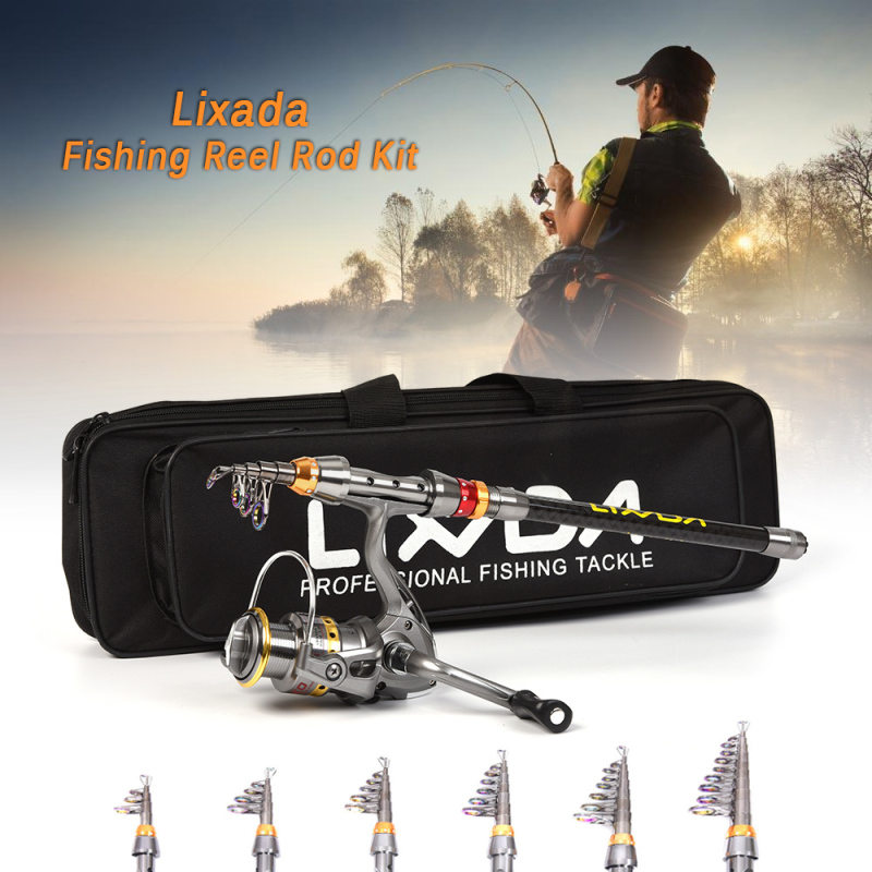 Lixada Telescopic Fishing Rod  - Fishing Rod Surf ulasan dan harga