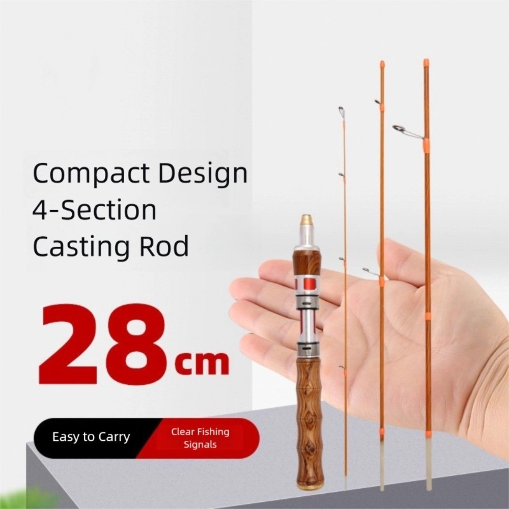 4 Sections Spinning Fishing Ro - Fishing Rod Ice ulasan dan harga